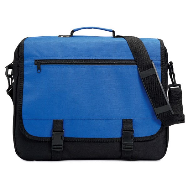 Zipped Messenger Bag With Shoulder Strap