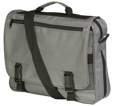Grey Expandable Denier Conference Bag - [product_type]