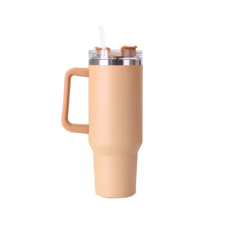 1200ml Tumbler with Handle & Straw Lid