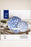 18pc Blue Leaf Dinner Set