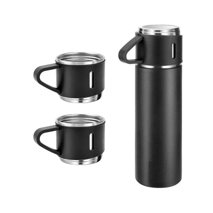 3 Piece Flask & Cup Sets