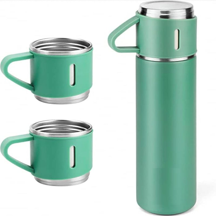 3 Piece Flask & Cup Sets