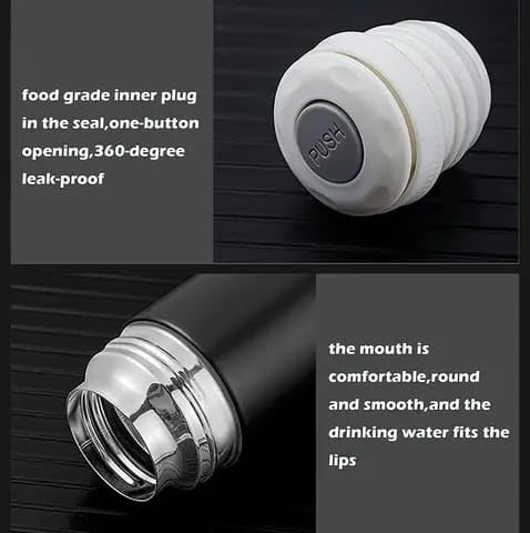 3 Piece Vacuum Insulated Thermal Flask & Cup Sets
