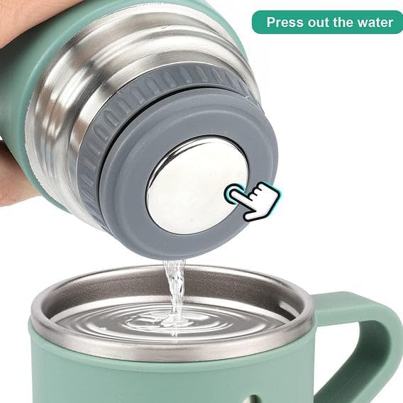 3 Piece Vacuum Insulated Thermal Flask & Cup Sets