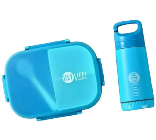 Plastic lunch box with 350ml Water Bottle Set