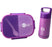 Plastic lunch box with 350ml Water Bottle Set