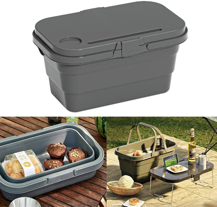 Collapsible/Foldable Picnic Basket