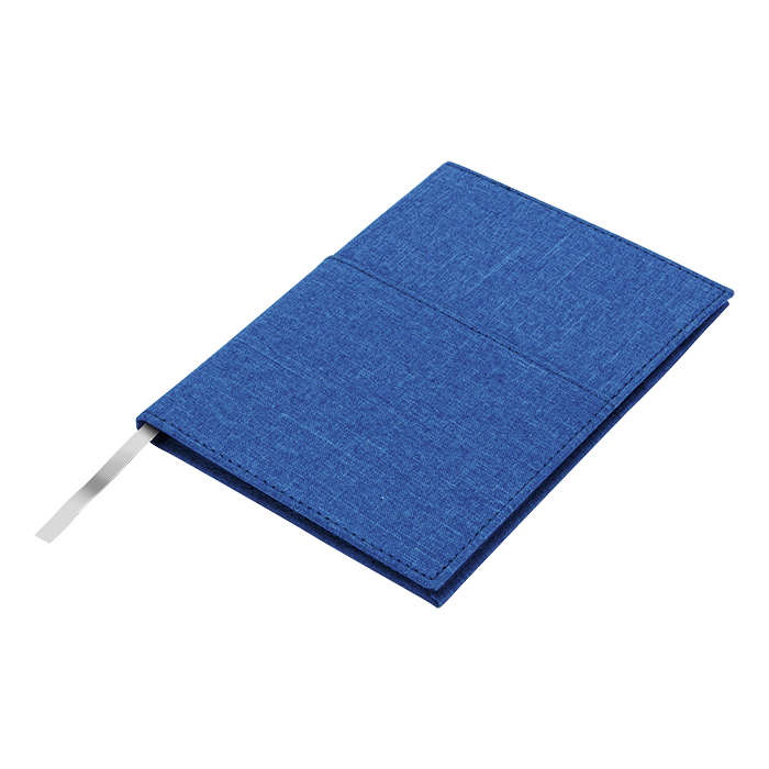 A5 Melange Notebook With Front Pocket