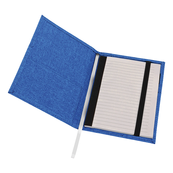 A5 Melange Notebook With Front Pocket