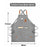 Cotton Canvas Cross Back Apron