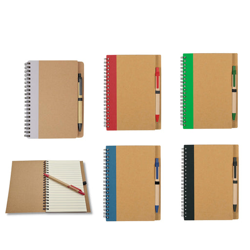 Eco Spiral Notebook & Pen