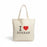 I love my City Cotton Tote Bags