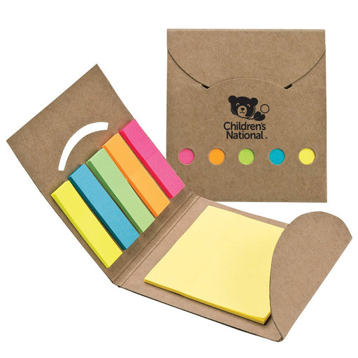 Recycled Note Pad & Sticky Flag Set