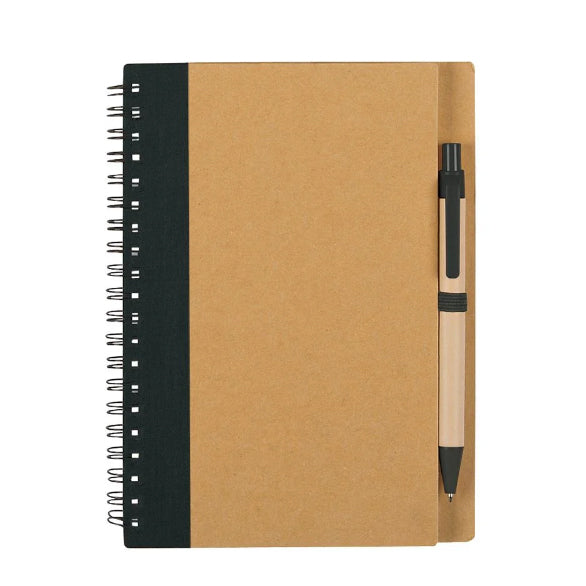 Eco Spiral Notebook & Pen