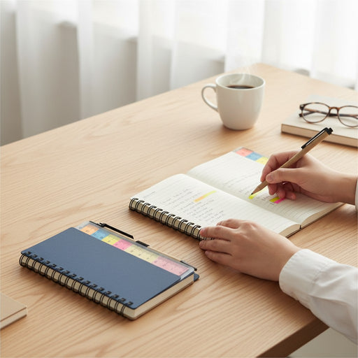 Eco Sticky Flag & Ruler Notebook