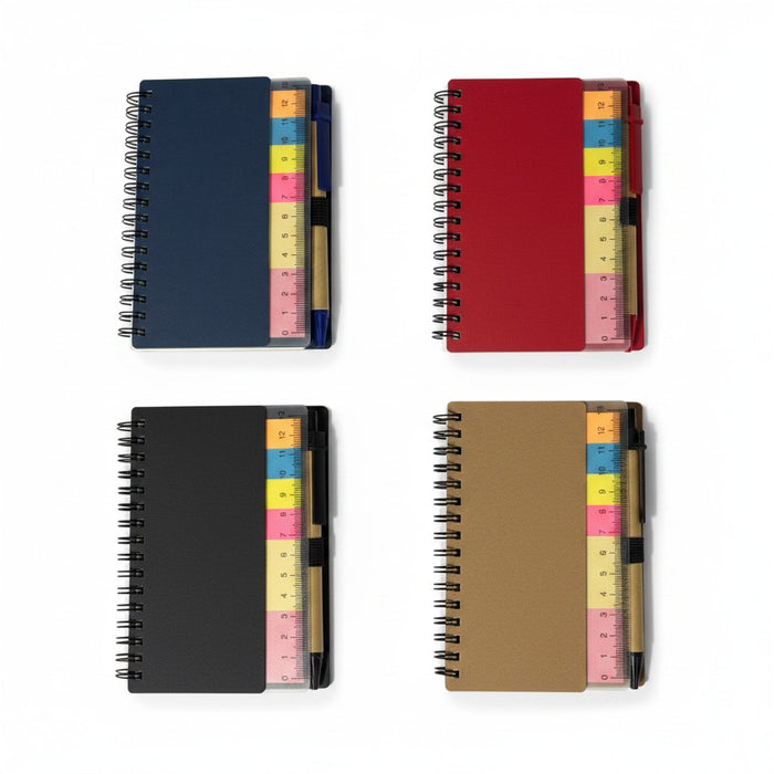 Eco Sticky Flag & Ruler Notebook