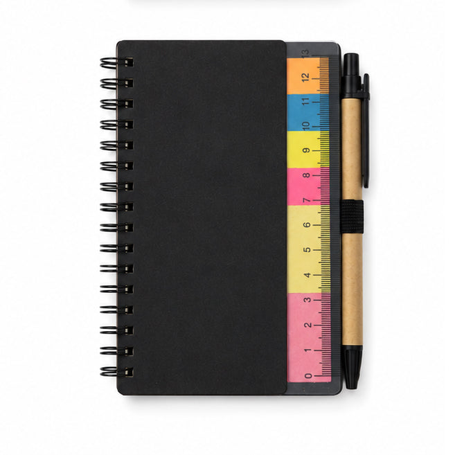 Eco Sticky Flag & Ruler Notebook