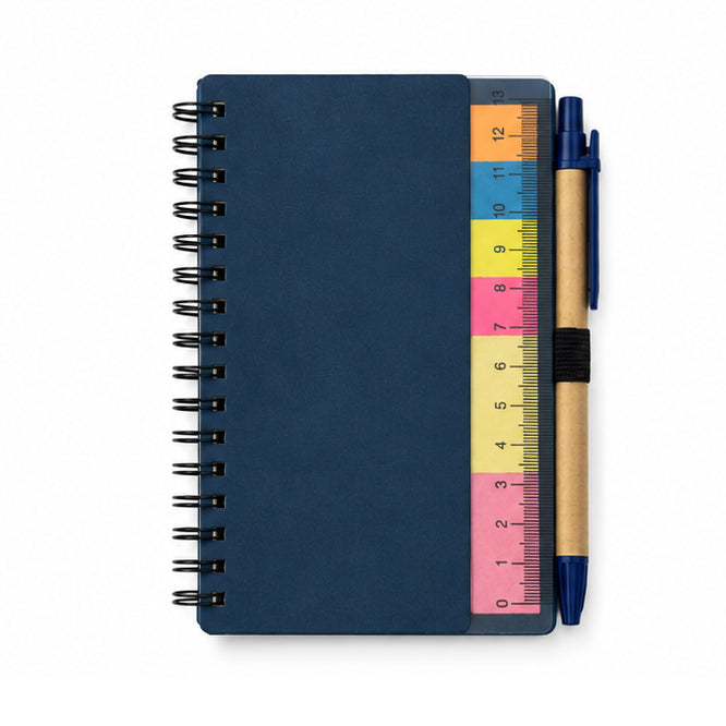 Eco Sticky Flag & Ruler Notebook
