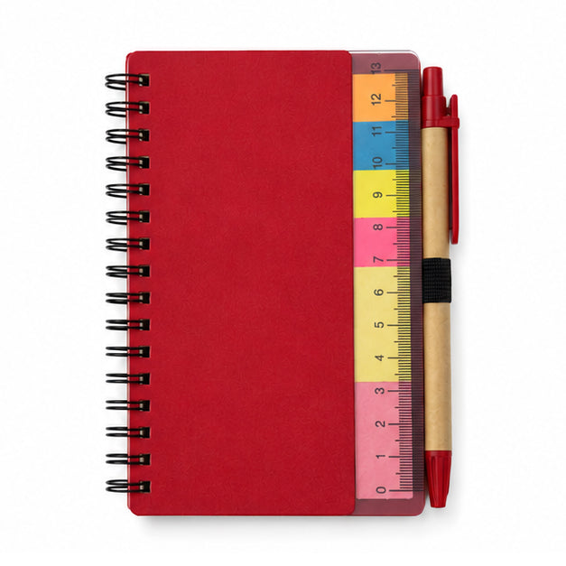 Eco Sticky Flag & Ruler Notebook
