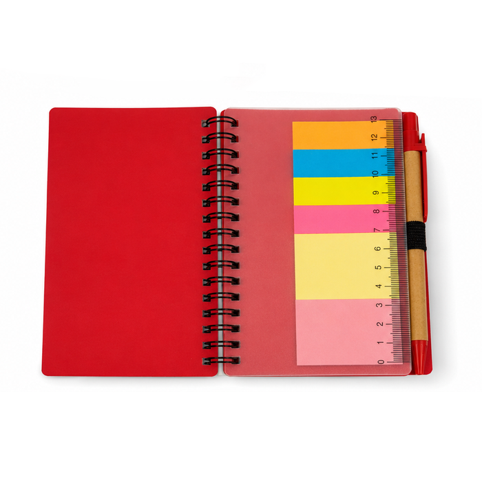 Eco Sticky Flag & Ruler Notebook