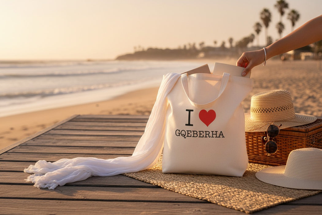 I love my City Cotton Tote Bags