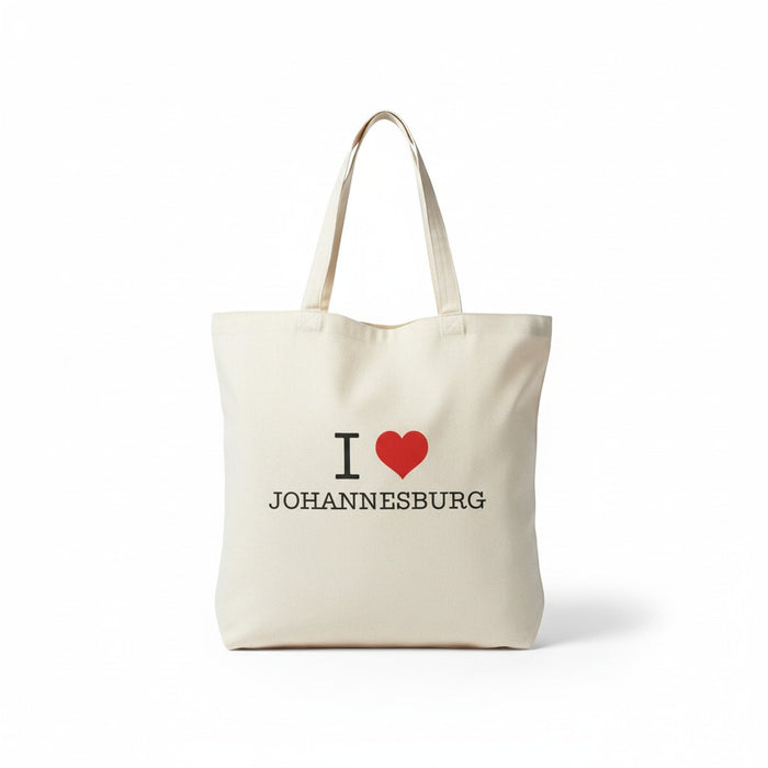 I love my City Cotton Tote Bags