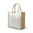 Large Jute Cotton Shopper Tote