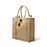 Large Jute Cotton Shopper Tote