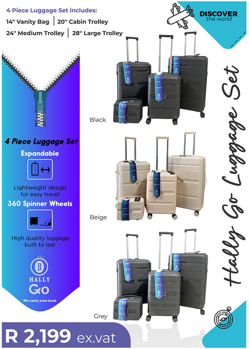 4 Piece Luggage Set