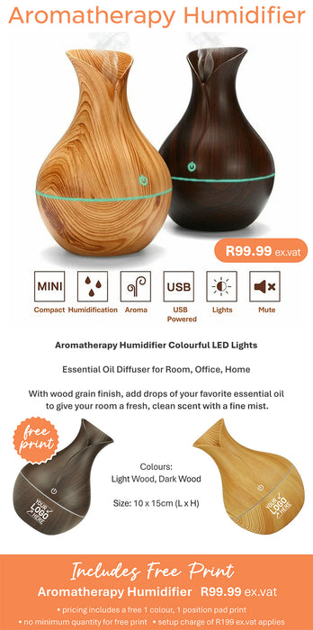 Aromatherapy Humidifier with LED Lights