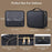 Makeup Bag with Light Up Mirror Cosmetic Case