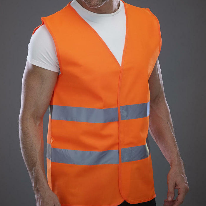 Reflective Vest with Zip & ID Pocket — Bagazio Promotions
