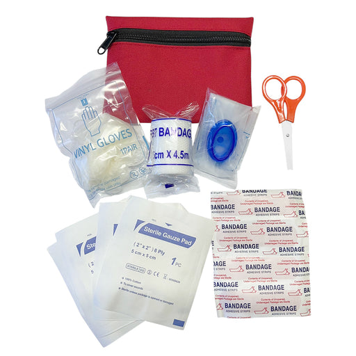 Mini First Aid Kit In Zip Pouch