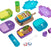 Plastic lunch box with 350ml Water Bottle Set
