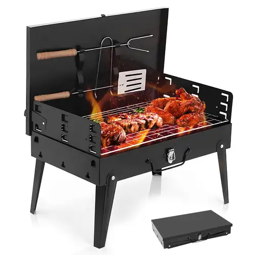 Portable Charcoal Braai Foldable Suitcase