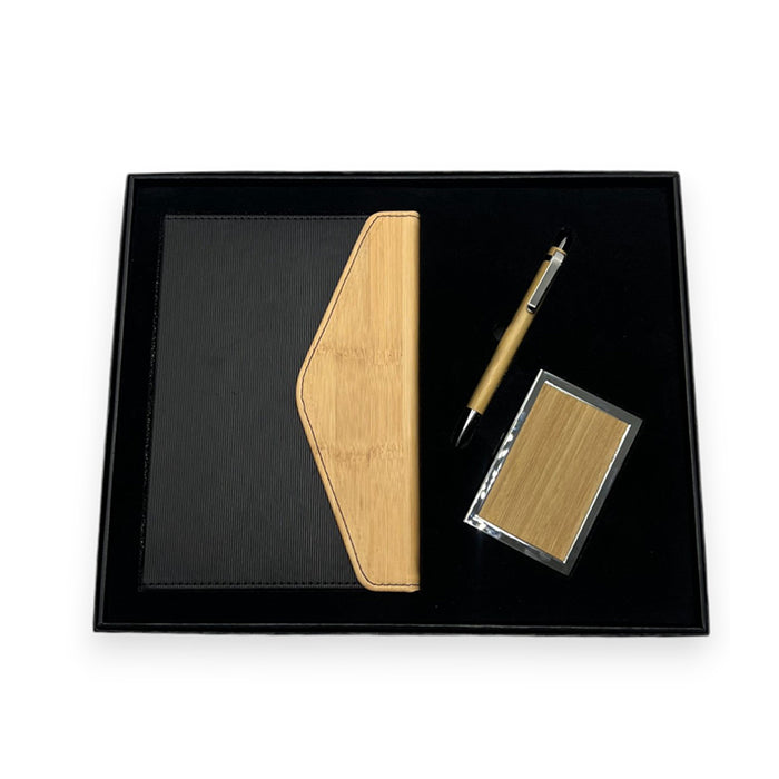 Sleek Notebook, Card Holder & Pen Set