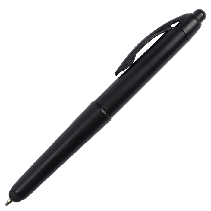 Tip Through Stylus Ballpoint Pen