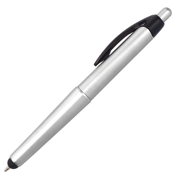 Tip Through Stylus Ballpoint Pen