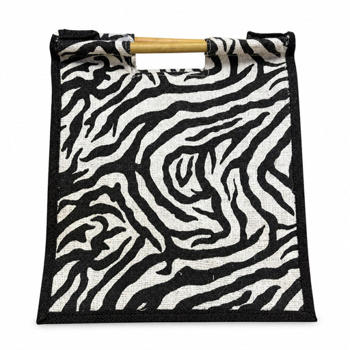 Wooden Handle Jute Bag