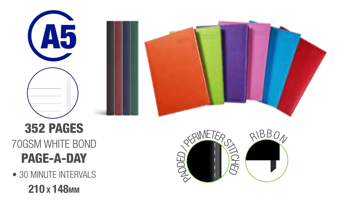 A5 2026 Padded Diary