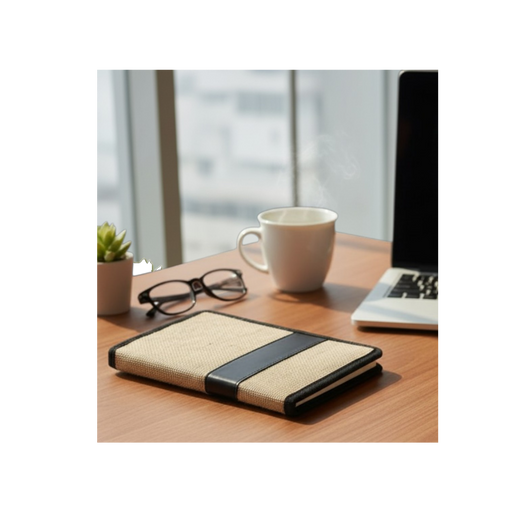 A5 Jute Folder