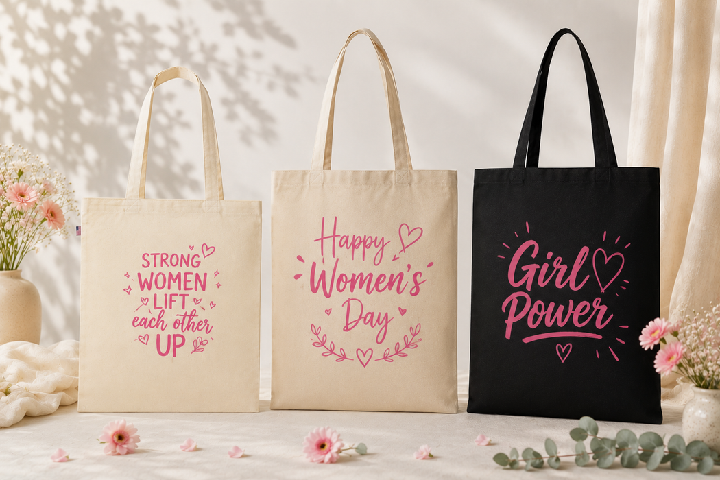 Cotton Shoppers for Women's Day