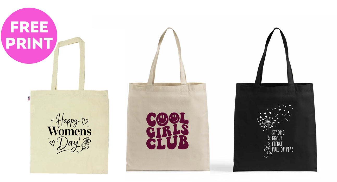 Cotton Shoppers for Women's Day
