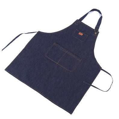 Denim Cross-Back Apron