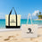 Beach Cotton Tote Bags