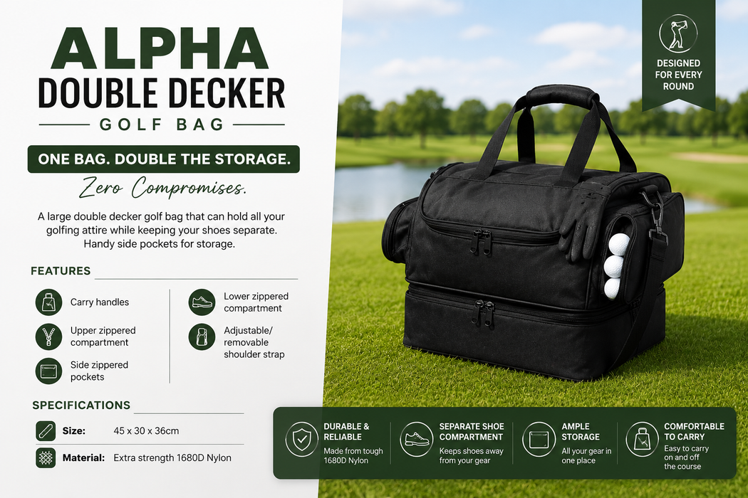 Double Decker Golf Bag