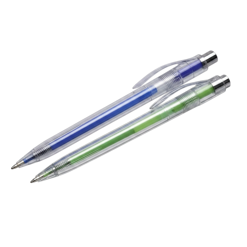 Translucent Ballpoint Pen with Colour Refill