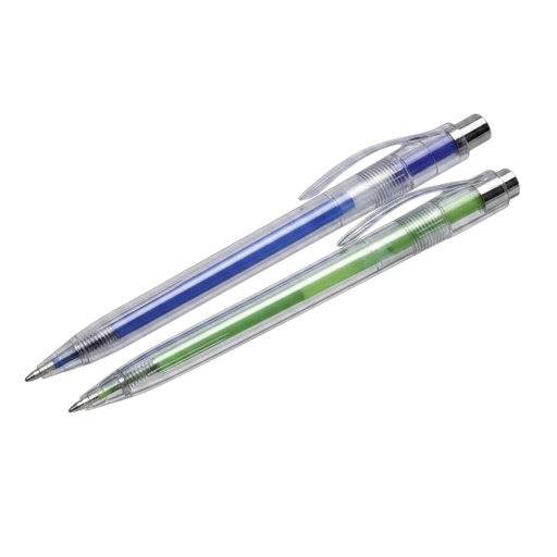 Translucent Ballpoint Pen with Colour Refill