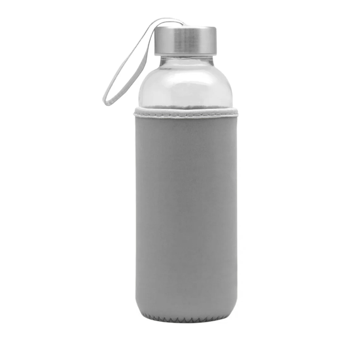 Hydrate Glass Water Bottle With Sleeve with Box