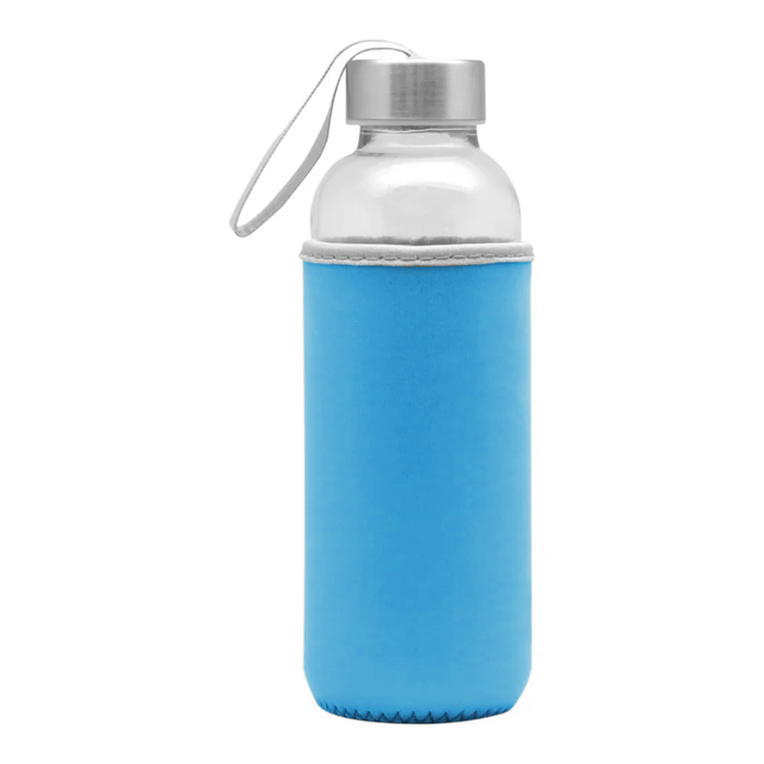 Hydrate Glass Water Bottle With Sleeve with Box